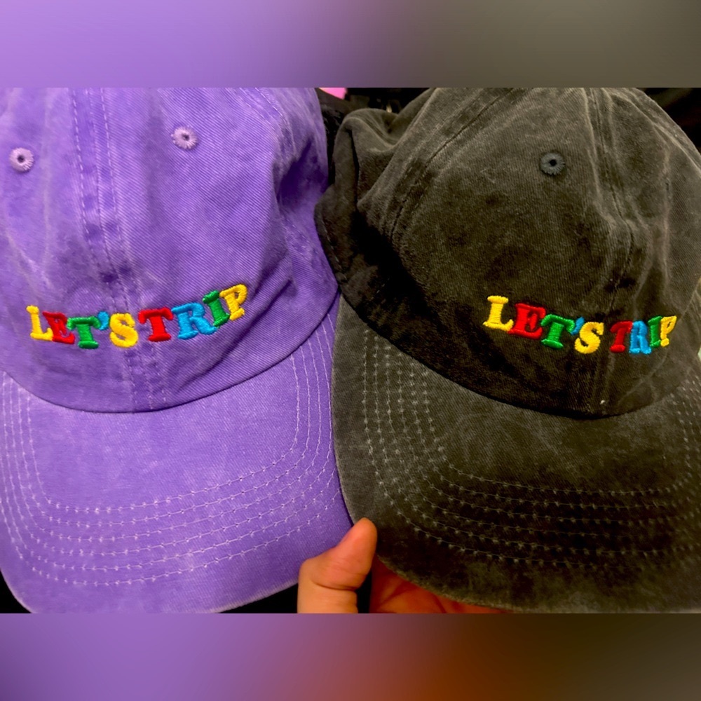 sturniolo merch let’s trip hats $50 for both